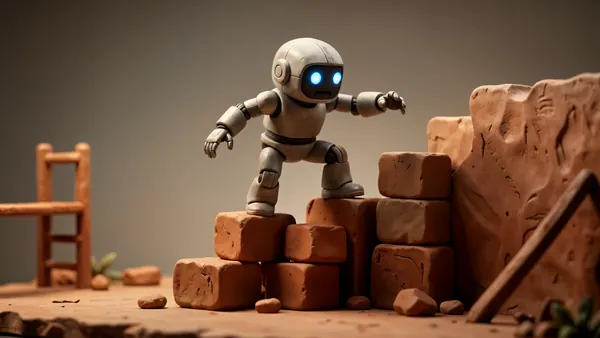 Viral robot-running clip: a real RL demo wrapped in AI slop