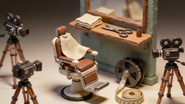 The 'Meanwhile in India' barber clip is a data market, not a robot demo
