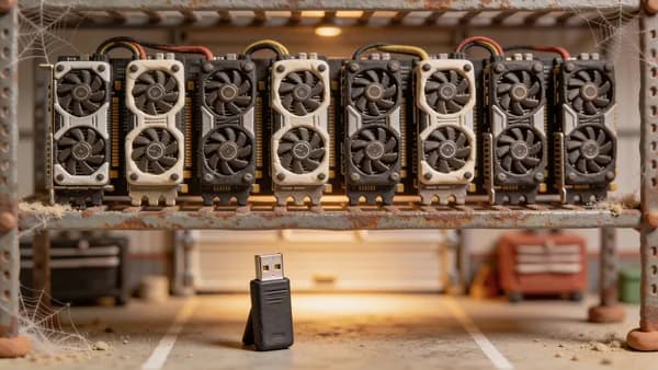 A $35 Mining Rig Runs Local LLMs on 54GB of VRAM